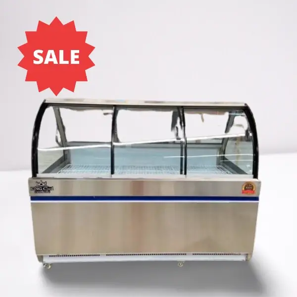 ตู้แช่สแตนเลสทรงสูง บนเย็นล่างแข็ง | แยกคอม 2 ระบบ ประหยัดไฟ สแตนเลส 304 แท้