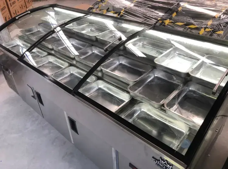 ตู้แช่สแตนเลสทรงโมเดิร์น KingCool รุ่น CP250S